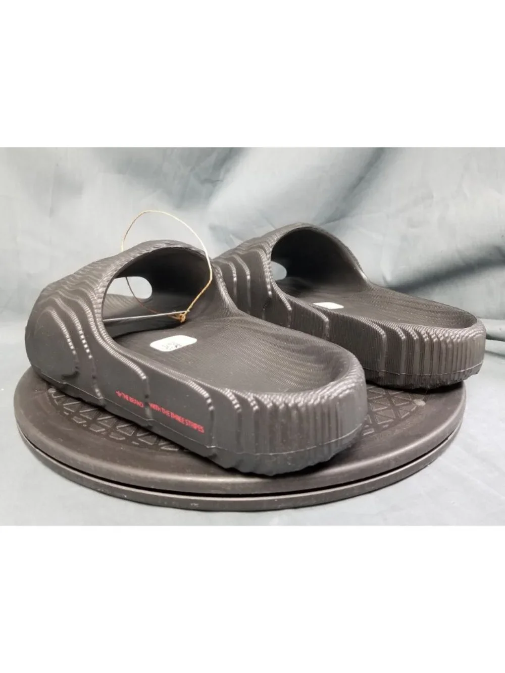 Adidas Adilette 22 Slides Slip On Synthetic Black Men's Size 11 NEW WITH TAGS!